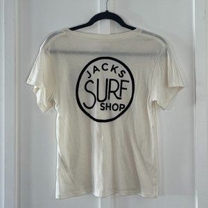 Jacks Surfboards Boardriders Modern Fit Tee White Size M